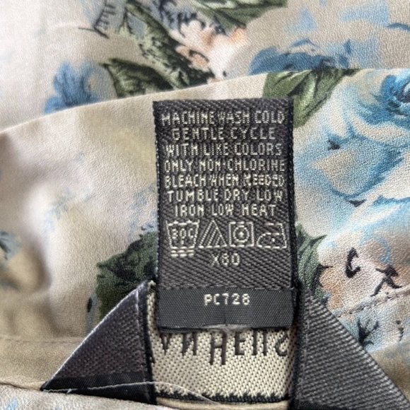 Van Heusen Women's Floral Long Sleeve Button Up Shirt in Taupe - Size L - Picture 5 of 5